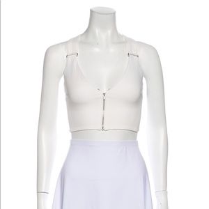 ALC V-Neck Sleeveless Crop Top XS